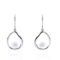 Orphelia Baptiste Silver Drop Earrings ZO-7507 #1