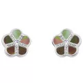 Orphelia® 'Daisy' Women's Sterling Silver Stud Earrings - Silver ZO-7585