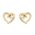 Mera Silver Stud Earrings ZO-7370 G