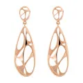 Ava Silver Drop Earrings ZO-7374 RG #1