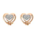 Anni Silver Stud Earrings ZO-7368 RG #1
