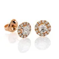 Orphelia Gilda Two-tone 18k Stud Earrings OD-5029/1 #1
