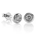 Orphelia Alexandria White-gold 18k Stud Earrings OD-5295 #1
