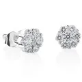 Orphelia Norvina White-gold 18k Stud Earrings OD-5328 #1