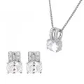 Orphelia Sterling Silver Set: Chain-Pendant + Earrings SET-7122 #1