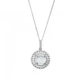 Rivera Silver Chain With Pendant ZH-7481/BC