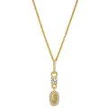 Orphelia® 'Lily' Women's Sterling Silver Pendant with Chain - Gold ZH-7582/G