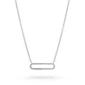 Orphelia Charm Sterling Silver Necklace ZK-7563 #1