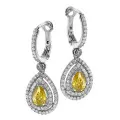 Ellen Silver Drop Earrings ZO-7048
