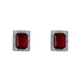 ORPHELIA SILVER Enora Stud Earrings ZO-7425/RU