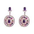 Orphelia Enya Silver Drop Earrings ZO-7428/RG #1