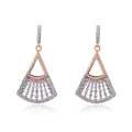 Carina Silver Drop Earrings ZO-7436 #1