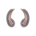 Orphelia Tilou Silver Stud Earrings ZO-7441 #1