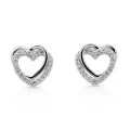 Ariana Silver Stud Earrings ZO-7482 #1