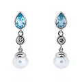 Orphelia Lylou Silver Drop Earrings ZO-7498 #1