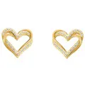Orphelia® 'Cecilia' Women's Sterling Silver Stud Earrings - Gold ZO-7584/G