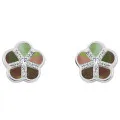 Orphelia® 'Daisy' Women's Sterling Silver Stud Earrings - Silver ZO-7585
