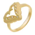 Orphelia® Women's Sterling Silver Ring - Gold ZR-3936/1