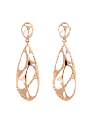 Ava Silver Drop Earrings ZO-7374 RG #1