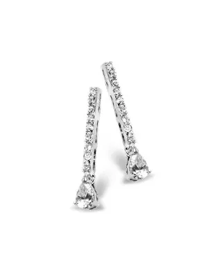 Orphelia Silver Drop Earrings EAR-109 #1