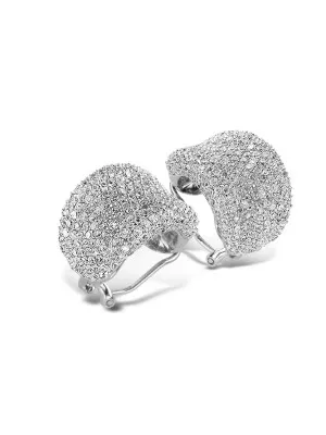 Orphelia® Women's Sterling Silver Clip Earrings - Silver EAR-1926