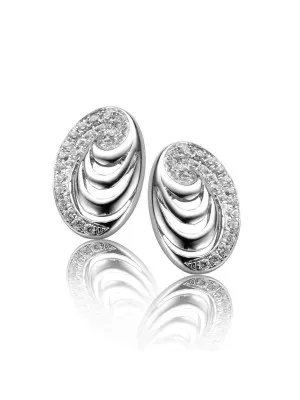 Orphelia Women's Silver Stud Earrings EAR-2088