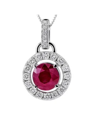 Orphelia Evina White-gold 18k Pendant HD-4213/RU #1