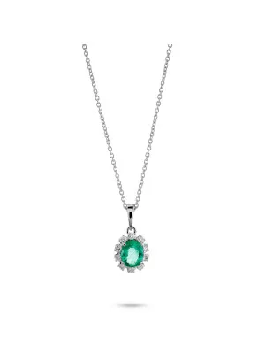 Orphelia Fara White-gold 18k Pendant With Chain KD-2045/EM #1