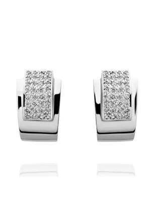 Orphelia Elina White-gold 18k Clip Earrings OD-5272 #1