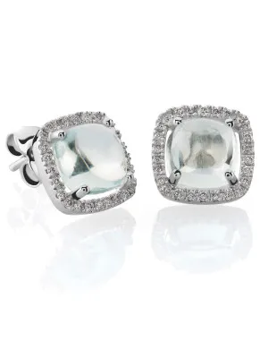 Orphelia Alexandra White-gold 18k Stud Earrings OD-5316 #1