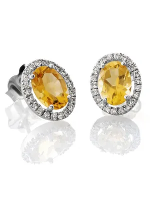 Orphelia Astrid White-gold 18k Stud Earrings OD-5318 #1