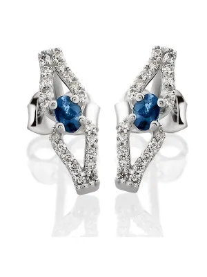 Orphelia Albertine White-gold 18k Stud Earrings OD-5319 #1