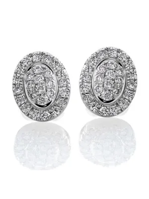 Orphelia Kamilla White-gold 18k Stud Earrings OD-5320 #1