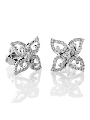 Orphelia Charlene White-gold 18k Stud Earrings OD-5321 #1