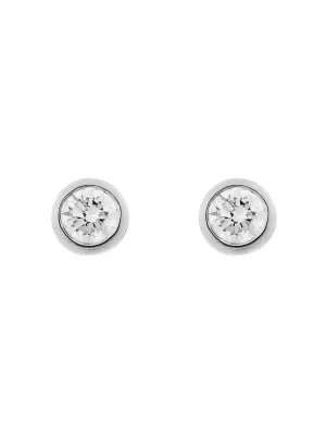 Orphelia Alexandria White-gold 18k Stud Earrings OD-5329 #1