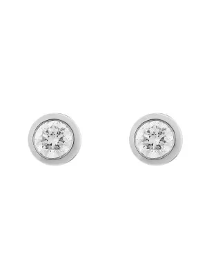 Orphelia Alexandria White-gold 18k Stud Earrings OD-5330 #1