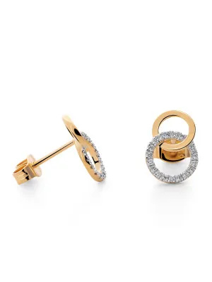 Orphelia Caity Yellow-gold 18k Stud Earrings OD-5334 #1