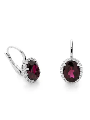 Orphelia Anna White-gold 18k Drop Earrings OD-5335 #1