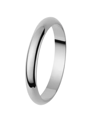 Orphelia® Unisex's Whitegold 9C Wedding ring - Silver OR110/25/NY/50