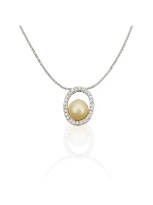 Orphelia® Women's Sterling Silver Chain with Pendant - Silver PEN-1992