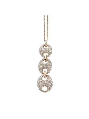 Orphelia® Women's Sterling Silver Chain with Pendant - Rose PEN-2065-ROSE