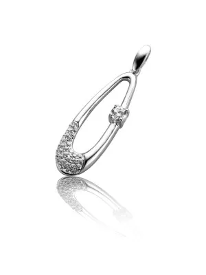 Orphelia Silver Chain With Pendant PEN-2082 #1