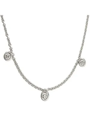 Orphelia Ingrid Silver Necklace RD-004 #1