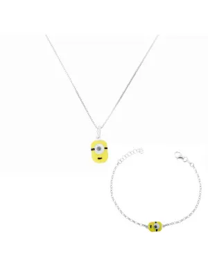Silver Set: Chain-pendant + Bracelet SET-7135/1 #1