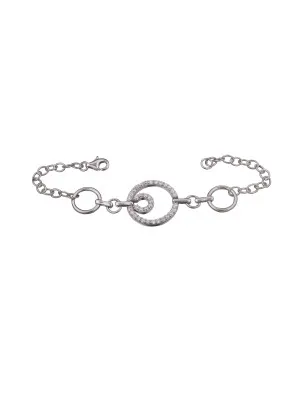 Orphelia® Women's Sterling Silver Bracelet - Silver ZA-1910