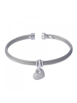 Orphelia Heart Silver Bracelet ZA-7401 #1