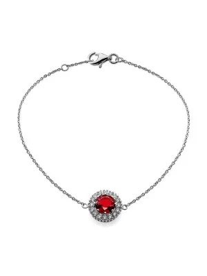 Orphelia® 'Kaia' Women's Sterling Silver Bracelet - Silver ZA-7477/RU