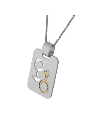 Orphelia Silver Chain With Pendant ZH-4281 #1