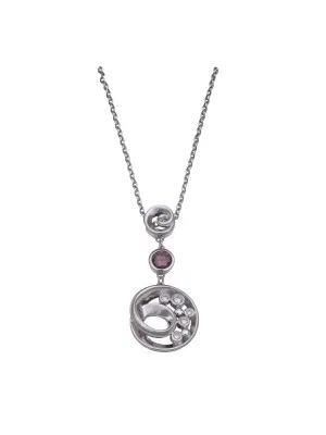 Orphelia Silver Chain With Pendant ZH-4493 #1