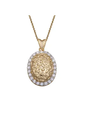 Orphelia Silver Chain With Pendant ZH-4520-GOLD #1